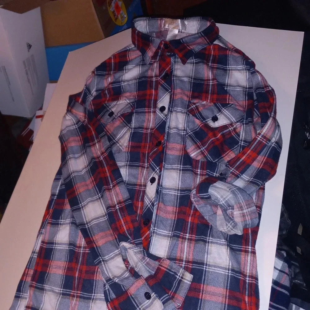 Plaid button Up shirt Size Small
